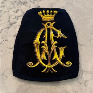 Luxury Black and Gold Dog Tank Top